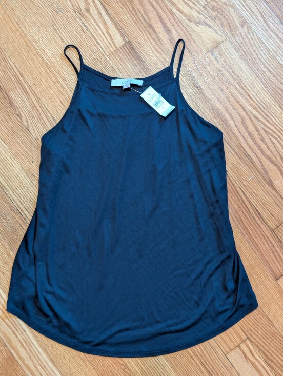 LOFT Tops - NWT LOFT Navy Blue High Neck Halter Tank Top Camisole Size Small